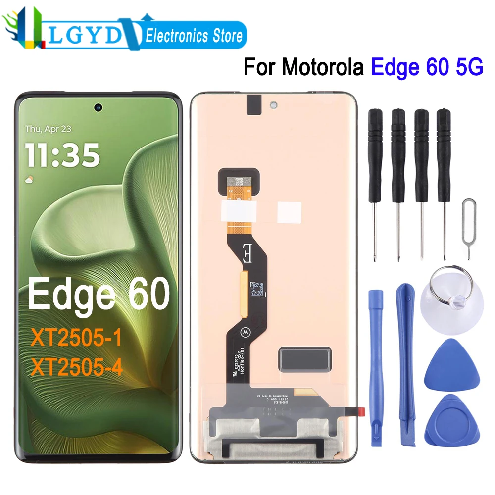 120Hz P-OLED LCD Screen For Motorola Edge 60 5G 6.67'', XT2505-1 / XT2505-4 Phone Display Touch Screen Repair Replacement Part
120Hz P-OLED LCD Screen For Motorola Edge 60 5G 6.67'', XT2505-1 / XT2505-4 Phone Display Touch Screen Repair Replacement Part