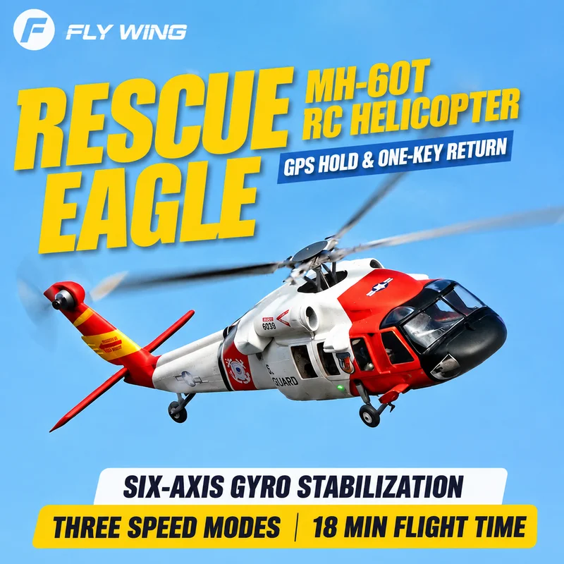 Flywing 470 Black Hawk Mh-60t Four Bladed Paddle Helicopter Rtf Complete Rescue Eagle Model Remote Controlled Aircraft
Flywing 470 Black Hawk Mh-60t Four Bladed Paddle Helicopter Rtf Complete Rescue Eagle Model Remote Controlled Aircraft