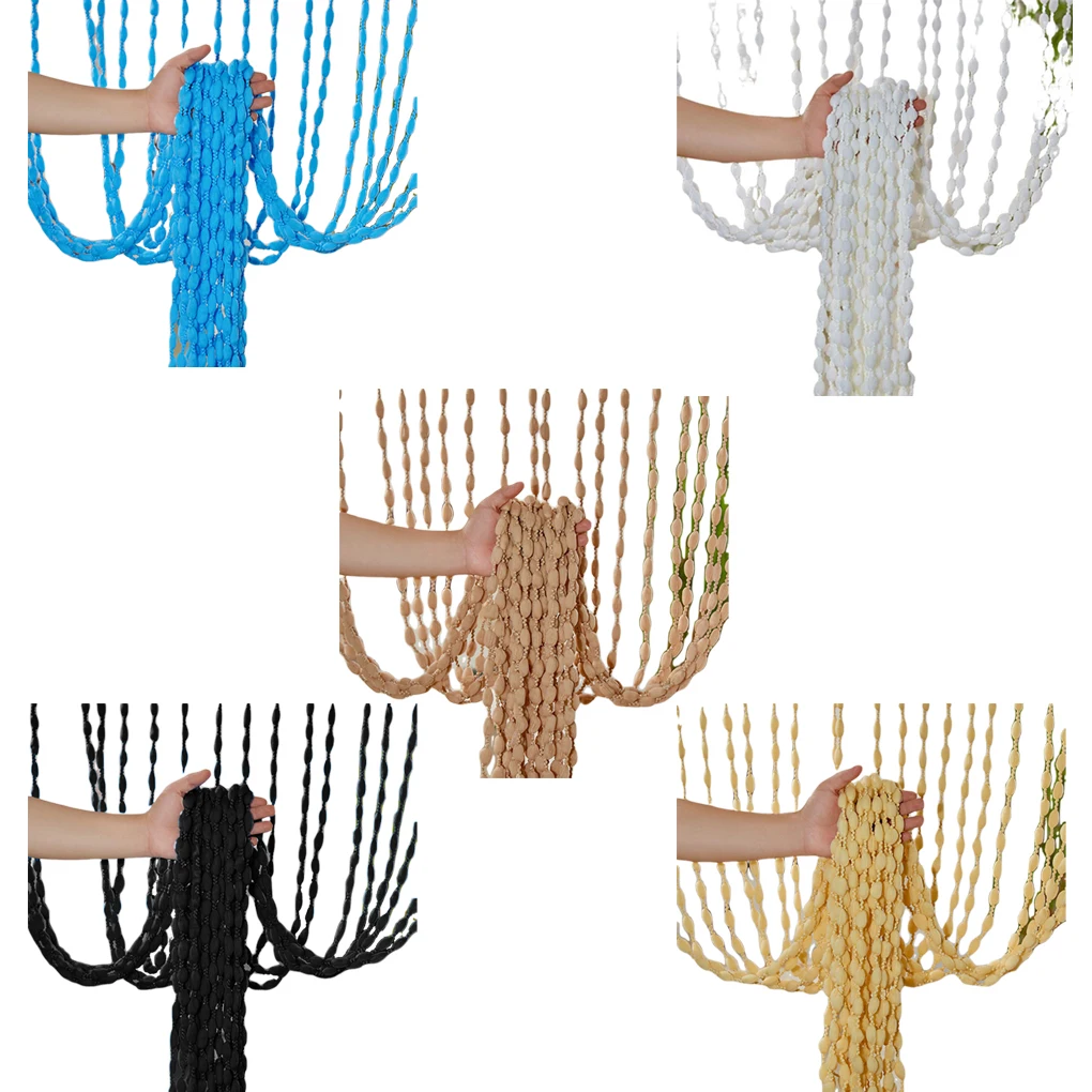 Door Beaded Curtains Cross Border Tassel Cord Curtains Wedding Hotel Window Salon Curtains Decoration For Room Divider 100x200cm 
Door Beaded Curtains Cross Border Tassel Cord Curtains Wedding Hotel Window Salon Curtains Decoration For Room Divider 100x200cm