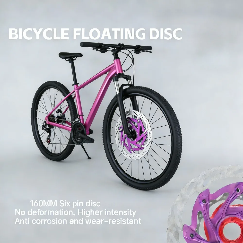 160mm MTB Floating Disc Brake Rotors – Ultra-Light Stainless Steel Bike Rotors: Quick Cooling & Heat Dissipation
160mm MTB Floating Disc Brake Rotors – Ultra-Light Stainless Steel Bike Rotors: Quick Cooling & Heat Dissipation