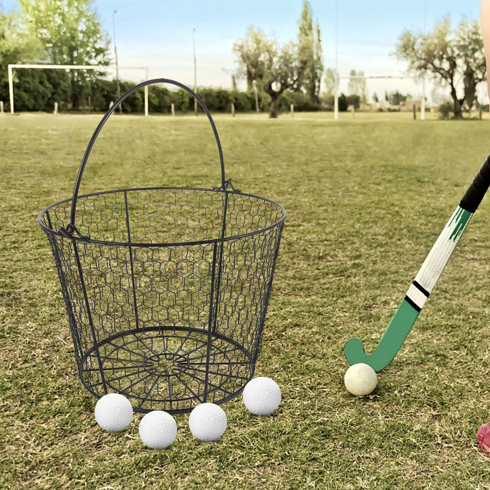Golf Ball Storage Bucket Stainless Steel High Capacity Portable Handle Outdoor Golfball Basket Ball Collecting Container Sports
Golf Ball Storage Bucket Stainless Steel High Capacity Portable Handle Outdoor Golfball Basket Ball Collecting Container Sports