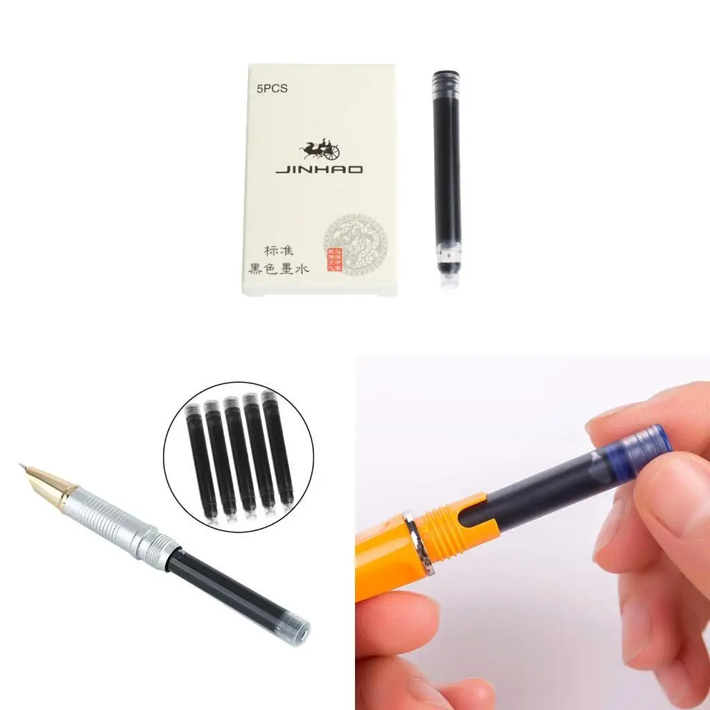 M5TB 5pcs Jinhao Cartridges Fountain Pen Perill в черном/синем инструменте письма 
M5TB 5pcs Jinhao Cartridges Fountain Pen Perill в черном/синем инструменте письма