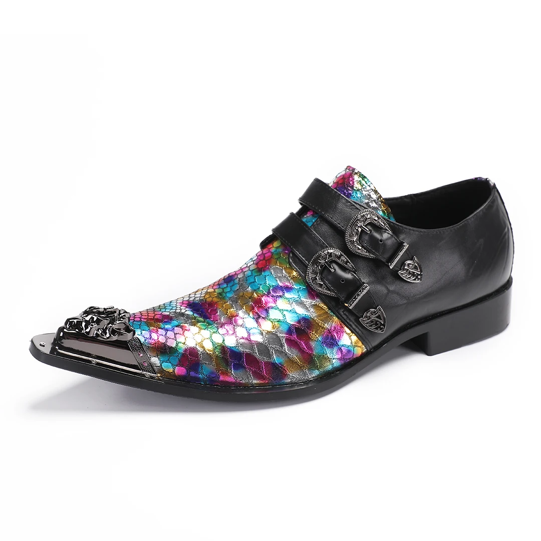 Large size handmade men's party dress shoes, fashionable and colorful genuine leather business wedding ball formal shoes
Large size handmade men's party dress shoes, fashionable and colorful genuine leather business wedding ball formal shoes