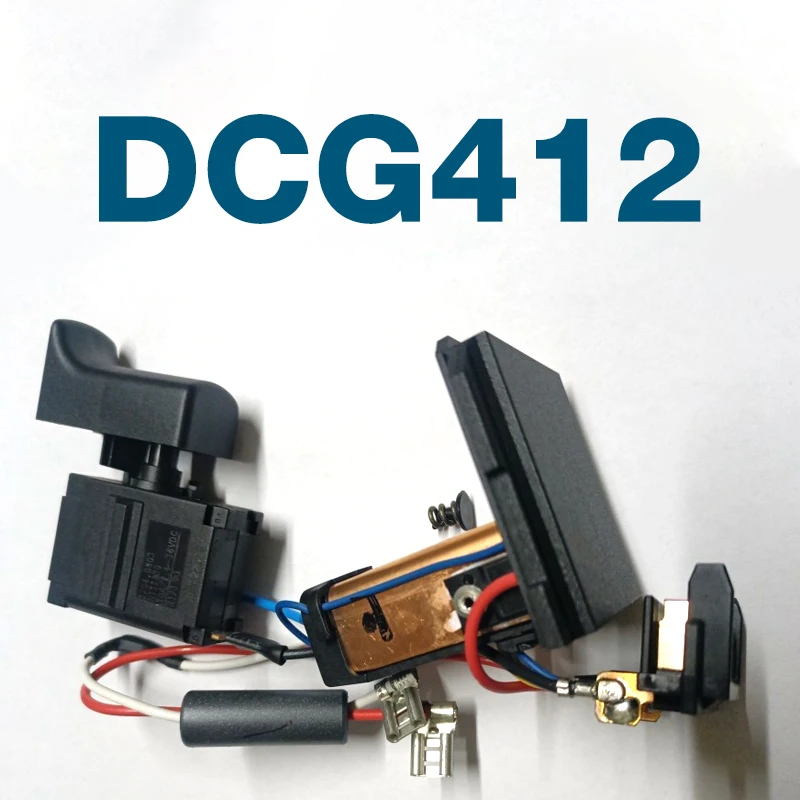 Переключатель питания DCG412, переключатель регулятора, аксессуары для замены DCG412, электроинструменты, угловая шлифовальная машина, источник питания, регулятор, переключатель, запчасти
Переключатель питания DCG412, переключатель регулятора, аксессуары для замены DCG412, электроинструменты, угловая шлифовальная машина, источник питания, регулятор, переключатель, запчасти