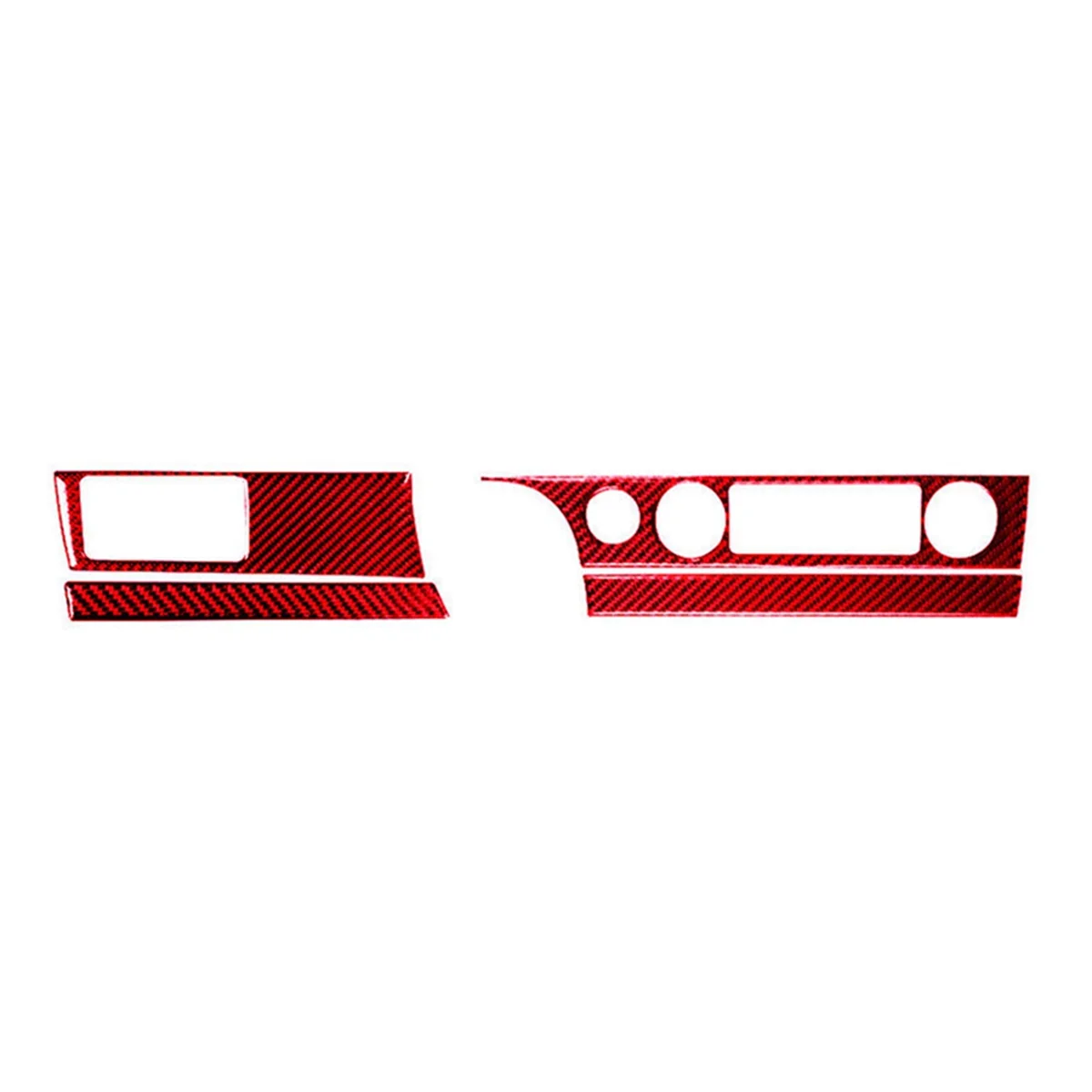3Pcs for 2006-2011 Red Carbon Fiber Driver Storage Box Cover Trim + Air Conditioning Knob Switch Cover
3Pcs for 2006-2011 Red Carbon Fiber Driver Storage Box Cover Trim + Air Conditioning Knob Switch Cover