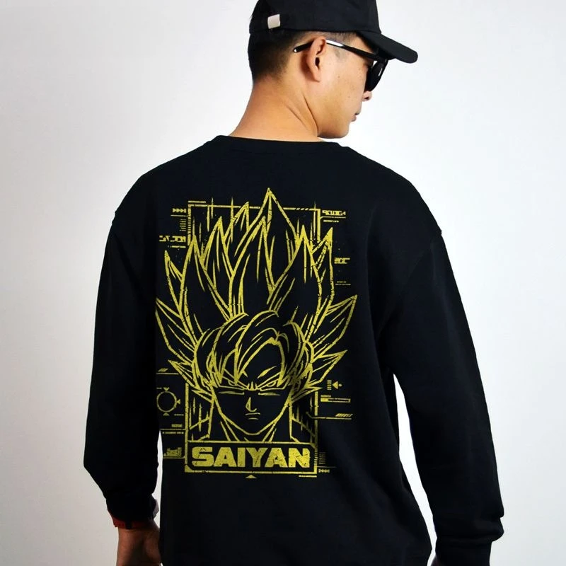 Japanese Anime Dragon Ball Super Saiyan Joint Sweatshirt Long Sleeve Round Neck Men and Women Loose Autumn and Winter
Japanese Anime Dragon Ball Super Saiyan Joint Sweatshirt Long Sleeve Round Neck Men and Women Loose Autumn and Winter