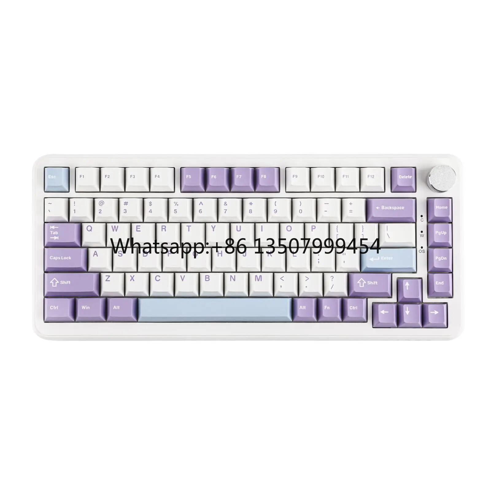 AJAZZ AK820 Mechanical Keyboard 75% Hot Swappable RGB Gaming Keyboard with Knob Wired Bluetooth 2.4G for PC Mac
AJAZZ AK820 Mechanical Keyboard 75% Hot Swappable RGB Gaming Keyboard with Knob Wired Bluetooth 2.4G for PC Mac