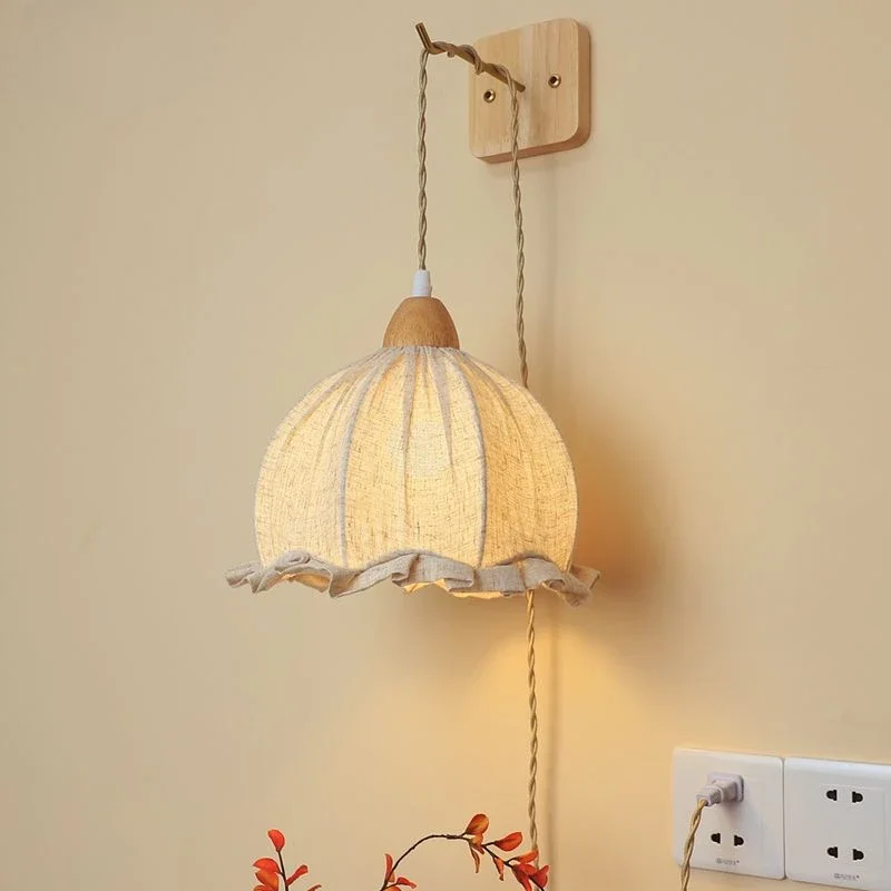 Nordic cotton and linen LED lamp, Japanese minimalist handmade pendant lamp, bedroom kitchen art decoration lantern, wall lamp
Nordic cotton and linen LED lamp, Japanese minimalist handmade pendant lamp, bedroom kitchen art decoration lantern, wall lamp