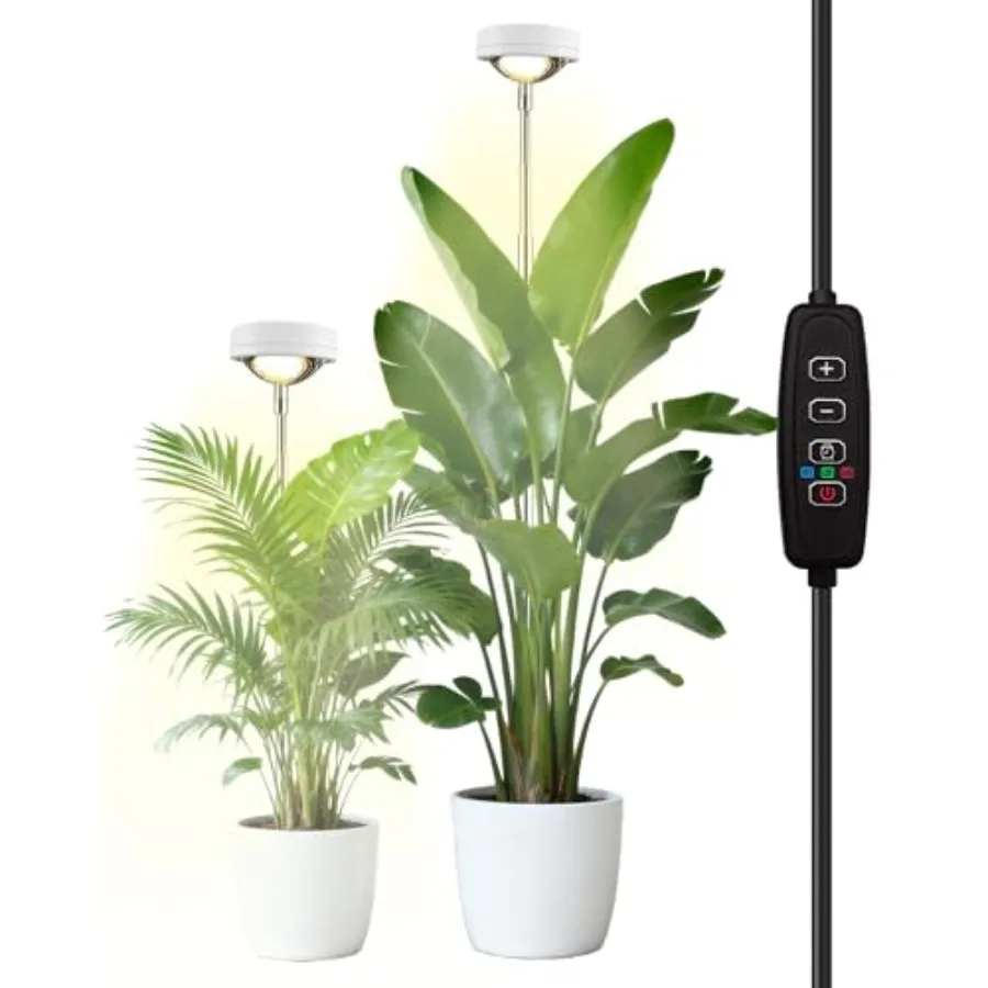 Plant Grow Light LED Growing Light Full Spectrum for Indoor Plants Magnifying Glass Plant Lights Height Adjustable Automatic Ti
Plant Grow Light LED Growing Light Full Spectrum for Indoor Plants Magnifying Glass Plant Lights Height Adjustable Automatic Ti