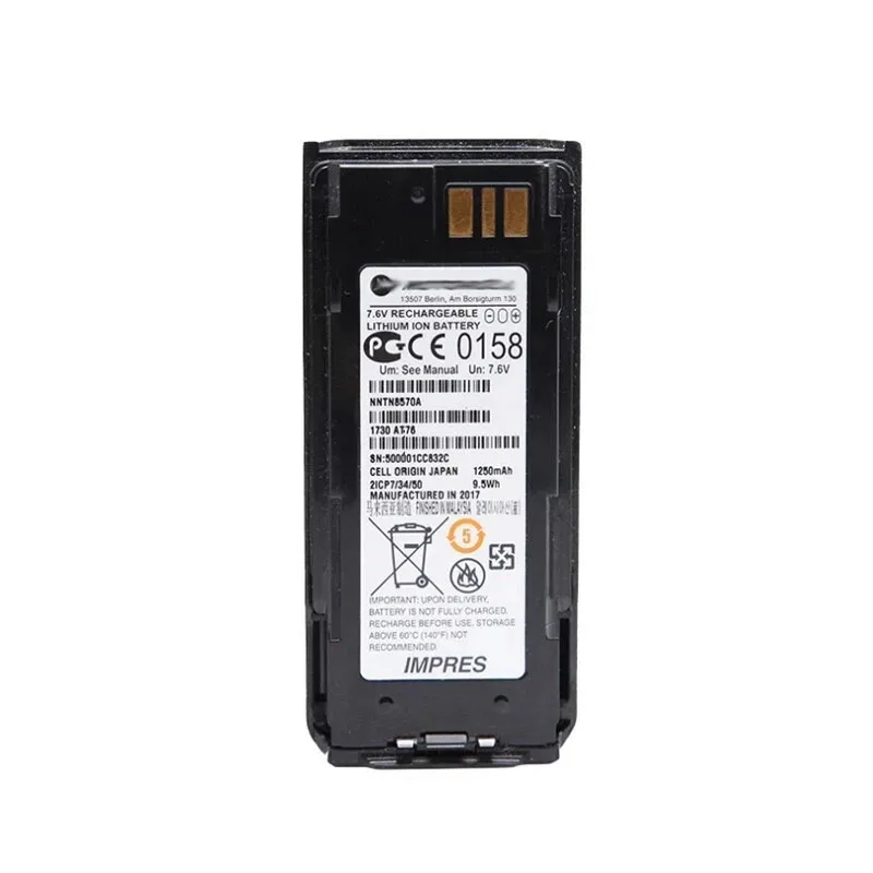 NICE Explosion-proof Battery for Motorola MTP8500 MTP8500Ex MTP8550 NNTN8570A Radio
NICE Explosion-proof Battery for Motorola MTP8500 MTP8500Ex MTP8550 NNTN8570A Radio