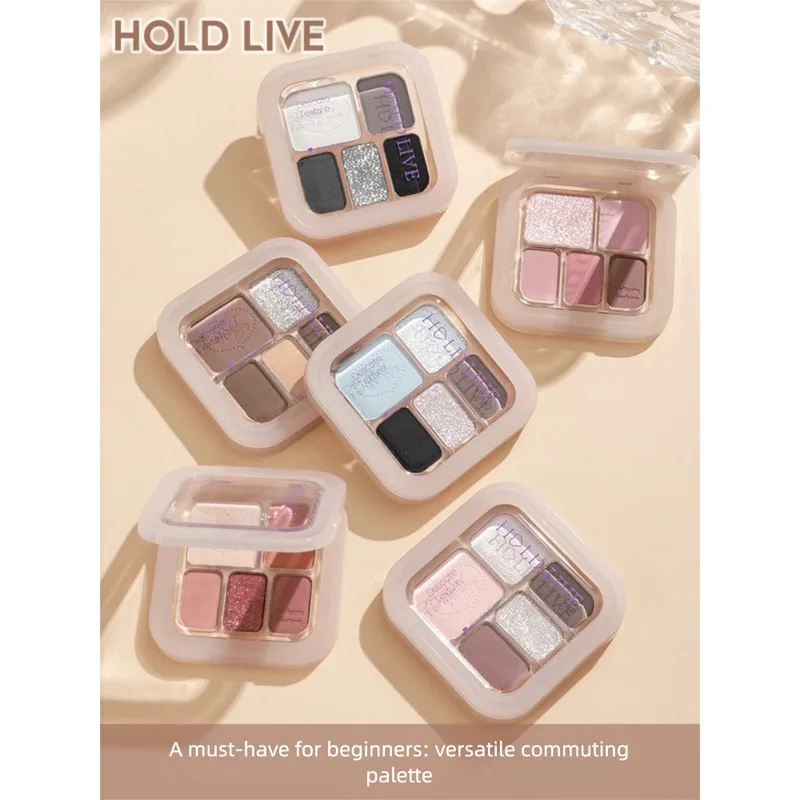 HOLD LIVE Cloud Gauze Dot Five Colors Blue Black Pearl Small Eyeshadow Portable Beginner Daily Palette For Women
HOLD LIVE Cloud Gauze Dot Five Colors Blue Black Pearl Small Eyeshadow Portable Beginner Daily Palette For Women