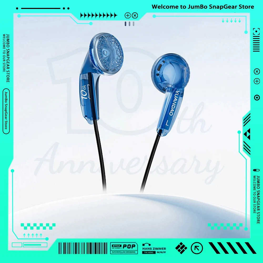 Наушники NICEHCK 10th Anniversary Edition для аудиофилов с разъемом 3.5 мм/Type-C, 15.4 мм PET-динамическим драйвером, HD-микрофоном и глубокими басами
Наушники NICEHCK 10th Anniversary Edition для аудиофилов с разъемом 3.5 мм/Type-C, 15.4 мм PET-динамическим драйвером, HD-микрофоном и глубокими басами