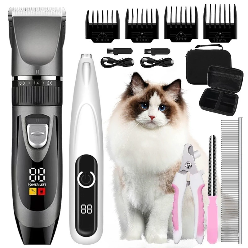 Pet Shaver, Dog Electric Push Scissor, Cat Shaving, Dog Hair Shaving, Foot Hair Electric Push,Hair Cutting Set.
Pet Shaver, Dog Electric Push Scissor, Cat Shaving, Dog Hair Shaving, Foot Hair Electric Push,Hair Cutting Set.