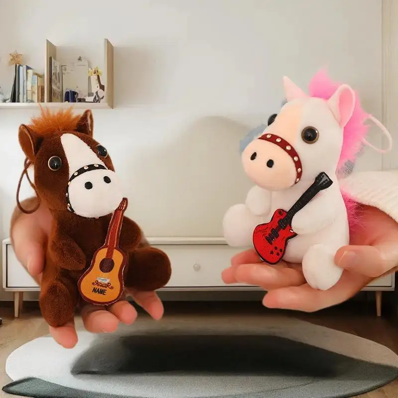 Cute Fluffy 12cm Horse Plush Toy Keychain Cartoon Soft Stuffed Doll Pendant Car Key Backpack Bag Accessories
Cute Fluffy 12cm Horse Plush Toy Keychain Cartoon Soft Stuffed Doll Pendant Car Key Backpack Bag Accessories