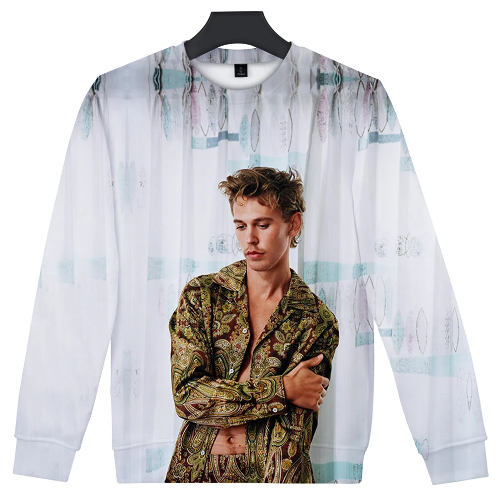 Толстовка с круглым вырезом Austin Butler для женщин/мужчин, модные толстовки с длинными рукавами, повседневная уличная одежда с 3D принтами
Толстовка с круглым вырезом Austin Butler для женщин/мужчин, модные толстовки с длинными рукавами, повседневная уличная одежда с 3D принтами