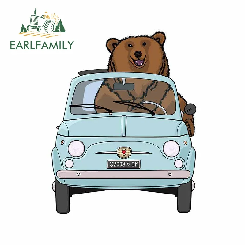 EARLFAMILY 13cm X 10.1cm for Bear In A Vintage Fiat Car Stickers Trunk Camper Windshield Decal Anime Creative Racing Vinyl Decor
EARLFAMILY 13cm X 10.1cm for Bear In A Vintage Fiat Car Stickers Trunk Camper Windshield Decal Anime Creative Racing Vinyl Decor