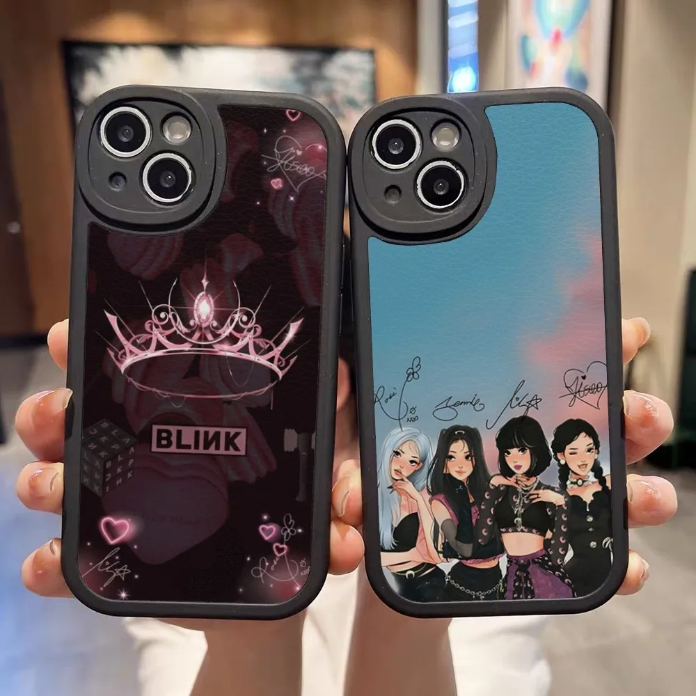 B-BLACKs Kpop P-PinkS Phone Case Leather Black For IPhone 13 12 15 11 14 Pro Max Mini X Xr 8 Plus SE2020 Soft Silicone Cover
B-BLACKs Kpop P-PinkS Phone Case Leather Black For IPhone 13 12 15 11 14 Pro Max Mini X Xr 8 Plus SE2020 Soft Silicone Cover