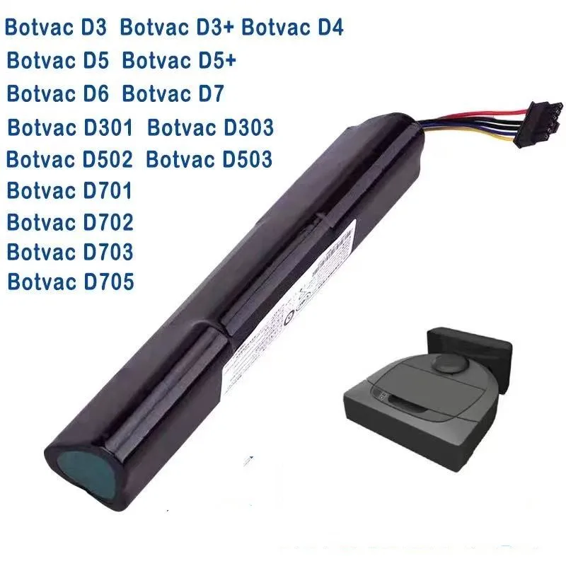 new for Neato botvac D3 D4 D5 D6 D7 14.4V/6800mAh Lithium battery for robotic vacuum cleaner
new for Neato botvac D3 D4 D5 D6 D7 14.4V/6800mAh Lithium battery for robotic vacuum cleaner