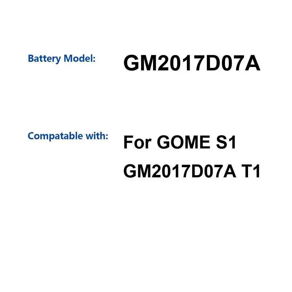 Для Gome S1 GM2017D07A T1 аккумулятор мобильного телефона большой емкости 4000 мАч
Для Gome S1 GM2017D07A T1 аккумулятор мобильного телефона большой емкости 4000 мАч