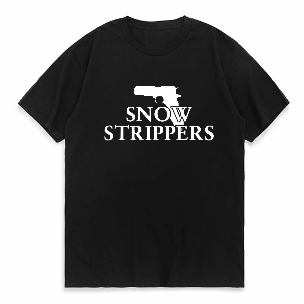 Funny Snow Strippers Gun T-Shirt Fashion Summer Men Women Tops Clothing tshirts casual Loose o-neck Short Sleeve tees
Funny Snow Strippers Gun T-Shirt Fashion Summer Men Women Tops Clothing tshirts casual Loose o-neck Short Sleeve tees