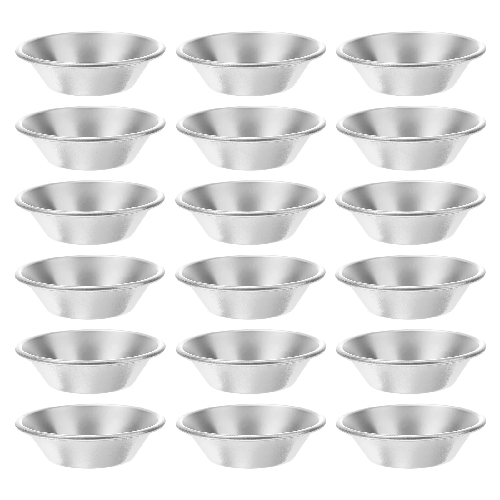 25 pcs Egg Tart Molds Aluminum Alloy Round Non-Stick Baking Cups For Mini Pie Cake Muffin Cupcake Dessert Bakeware Silver
25 pcs Egg Tart Molds Aluminum Alloy Round Non-Stick Baking Cups For Mini Pie Cake Muffin Cupcake Dessert Bakeware Silver