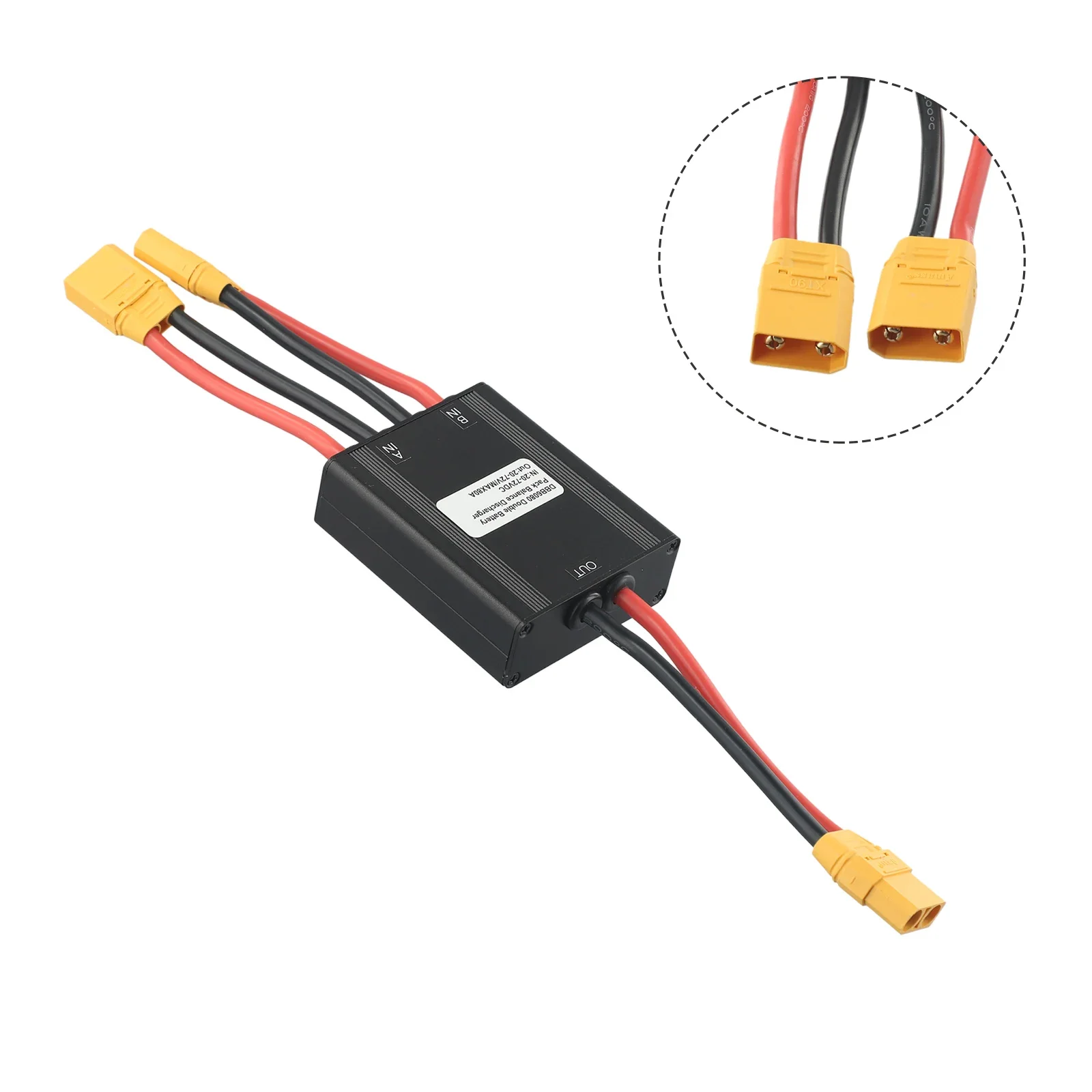 Dual-battery Ebike Dual Battery 20*18*8cm Increase Capacity 80A Parallel Module R Parallel Module Connector Is XT90
Dual-battery Ebike Dual Battery 20*18*8cm Increase Capacity 80A Parallel Module R Parallel Module Connector Is XT90