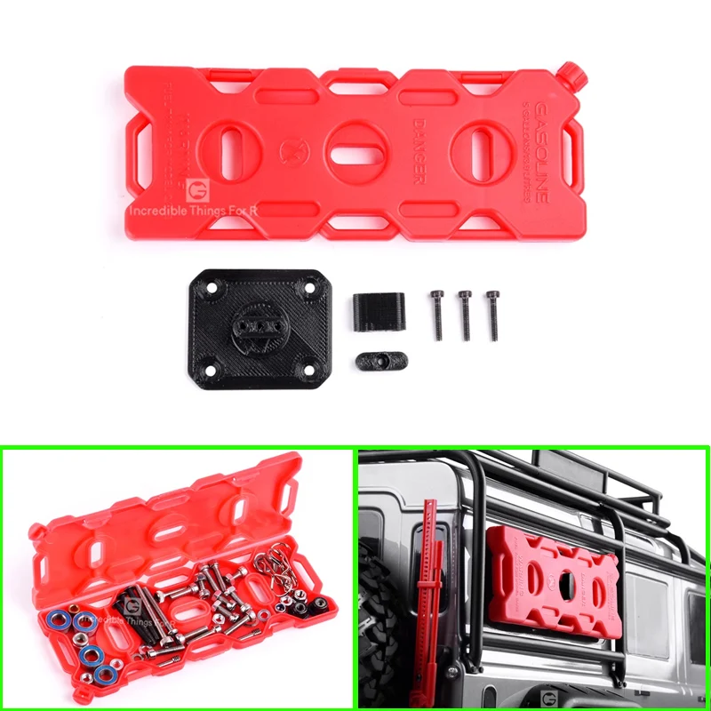 Plastic Simulation Fuel Tank Parts Box with Tail Box Fixing Part for 1/10 RC Crawler Car Traxxas TRX4 Defender AXIAL SCX10 RC4WD
Plastic Simulation Fuel Tank Parts Box with Tail Box Fixing Part for 1/10 RC Crawler Car Traxxas TRX4 Defender AXIAL SCX10 RC4WD