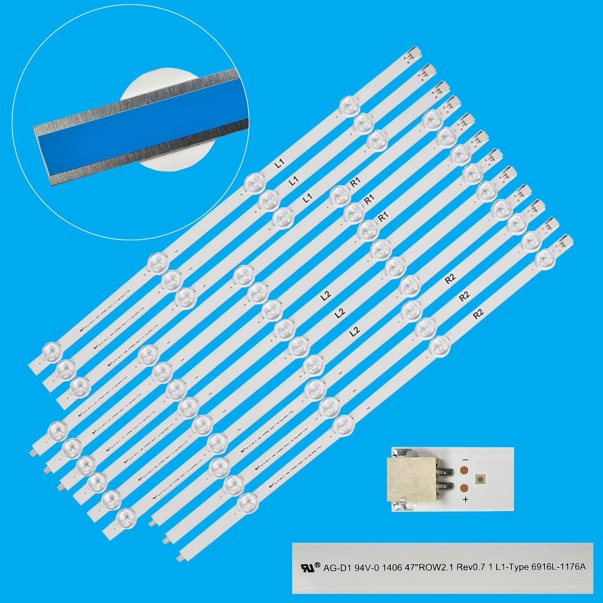 Новая светодиодная лента для 47LN5200 LG47LP360 47LN519C 47LN613S 6916L-1174A 1175A 1176A 1177A1547A 6916L-1529A 6916L-1547A 6916L-1359A
Новая светодиодная лента для 47LN5200 LG47LP360 47LN519C 47LN613S 6916L-1174A 1175A 1176A 1177A1547A 6916L-1529A 6916L-1547A 6916L-1359A