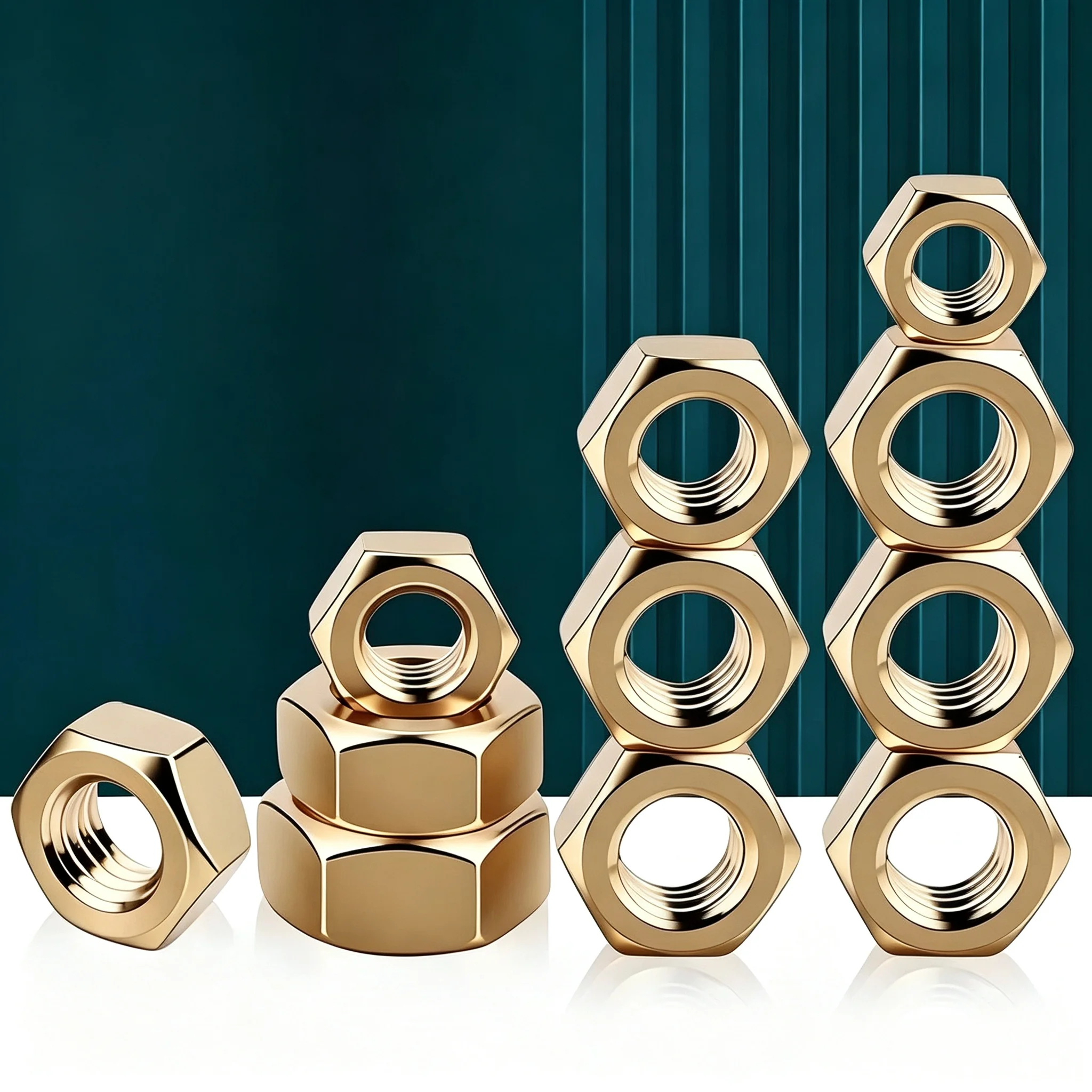 UNC UNF Inch Brass Hex Nut 1/4-20~3/4-11 Metric 2#3#4#5#6#8#10#12# DIN934 GB6170 Copper Hexagon Thread Nut Hardware
UNC UNF Inch Brass Hex Nut 1/4-20~3/4-11 Metric 2#3#4#5#6#8#10#12# DIN934 GB6170 Copper Hexagon Thread Nut Hardware