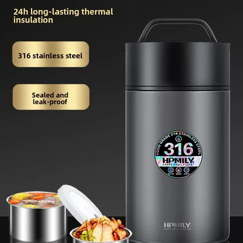 Yjq thermal insulation soup pot super long thermal insulation bucket to work stainless steel lunch box bento large capacity
Yjq thermal insulation soup pot super long thermal insulation bucket to work stainless steel lunch box bento large capacity