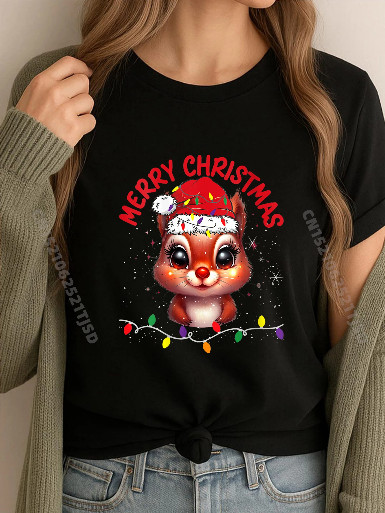 Womens Cute Christmas Squirrel Lights Christmas Plain Shirt Mens Gifts Figures
Womens Cute Christmas Squirrel Lights Christmas Plain Shirt Mens Gifts Figures
