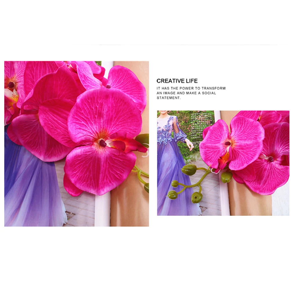 Artificial Flower Decorative Silk Phalaenopsis chids Fake Bouquet Lifelike Realistic Beautiful Home Office Wedding
Artificial Flower Decorative Silk Phalaenopsis chids Fake Bouquet Lifelike Realistic Beautiful Home Office Wedding