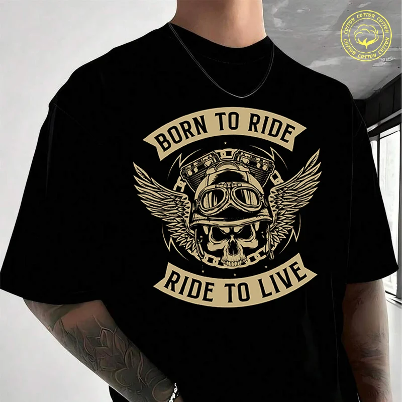 Motorcycle Rider Vintages Men's Cotton T-Shirt Moto New Casual O-neck Short Sleeve Summer Streetwear Tees
Motorcycle Rider Vintages Men's Cotton T-Shirt Moto New Casual O-neck Short Sleeve Summer Streetwear Tees