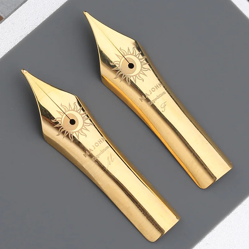 MAJOHN 40 Type 8 Gold Plated BOCK Silver Smooth Surface High Temperature Grade Ultra Large Bright Sharp Pen Tip
MAJOHN 40 Type 8 Gold Plated BOCK Silver Smooth Surface High Temperature Grade Ultra Large Bright Sharp Pen Tip