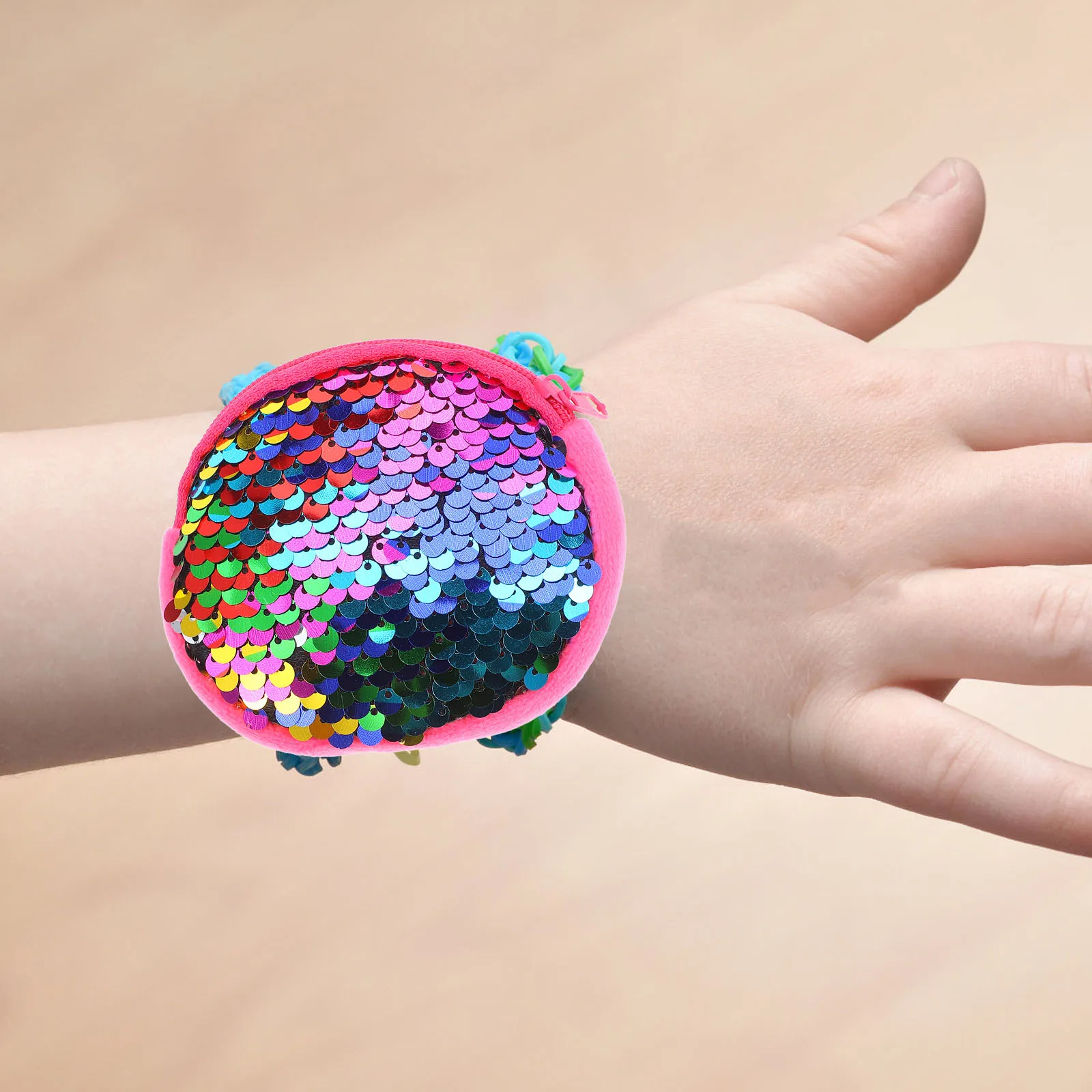 2Pcs Sequins Slap Bracelet Coin Purse Cute Wristband Party Favor Prizes and Gift Bag Fillers for Kids Slap Bracelet
2Pcs Sequins Slap Bracelet Coin Purse Cute Wristband Party Favor Prizes and Gift Bag Fillers for Kids Slap Bracelet