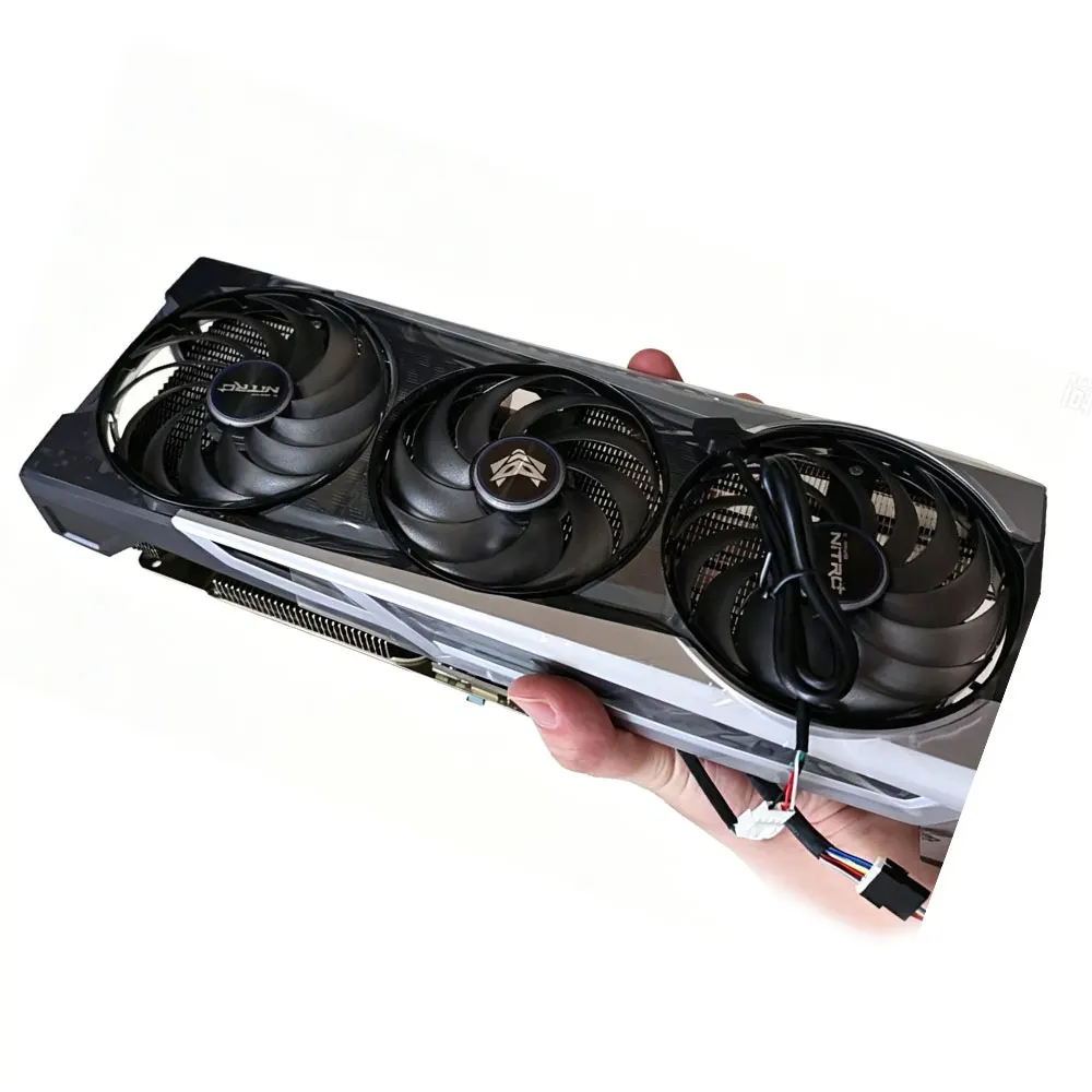 used Graphics card cooler For Sapphire Radeon Sapphire RX 6800 XT 6 Brass tubes video card fans
used Graphics card cooler For Sapphire Radeon Sapphire RX 6800 XT 6 Brass tubes video card fans