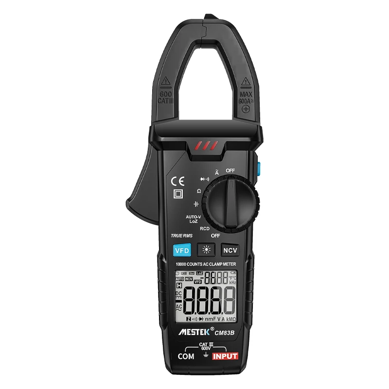 Digital Clamp Meter 600A AC Current AC/DC Voltage Ohm True RMS Auto Range VFD Capacitance NCV Tester Ammeter Multimeter
Digital Clamp Meter 600A AC Current AC/DC Voltage Ohm True RMS Auto Range VFD Capacitance NCV Tester Ammeter Multimeter