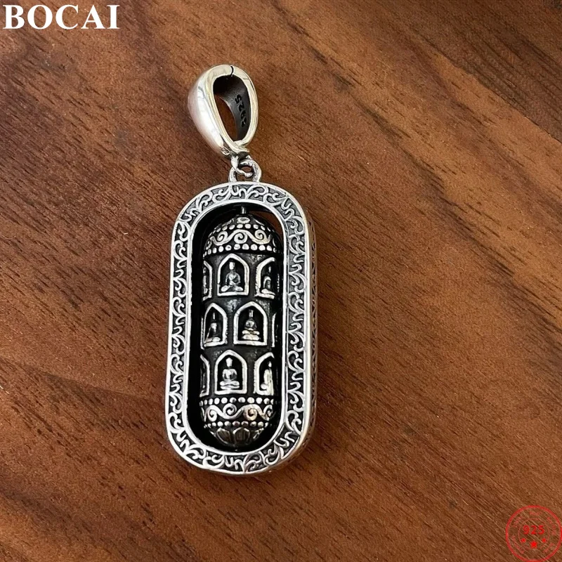 BOCAI S925 стерлингового серебра подвески для мужчин и женщин в китайском стиле вращающаяся статуя Будды амулет ретро ювелирные изделия оптом
BOCAI S925 стерлингового серебра подвески для мужчин и женщин в китайском стиле вращающаяся статуя Будды амулет ретро ювелирные изделия оптом