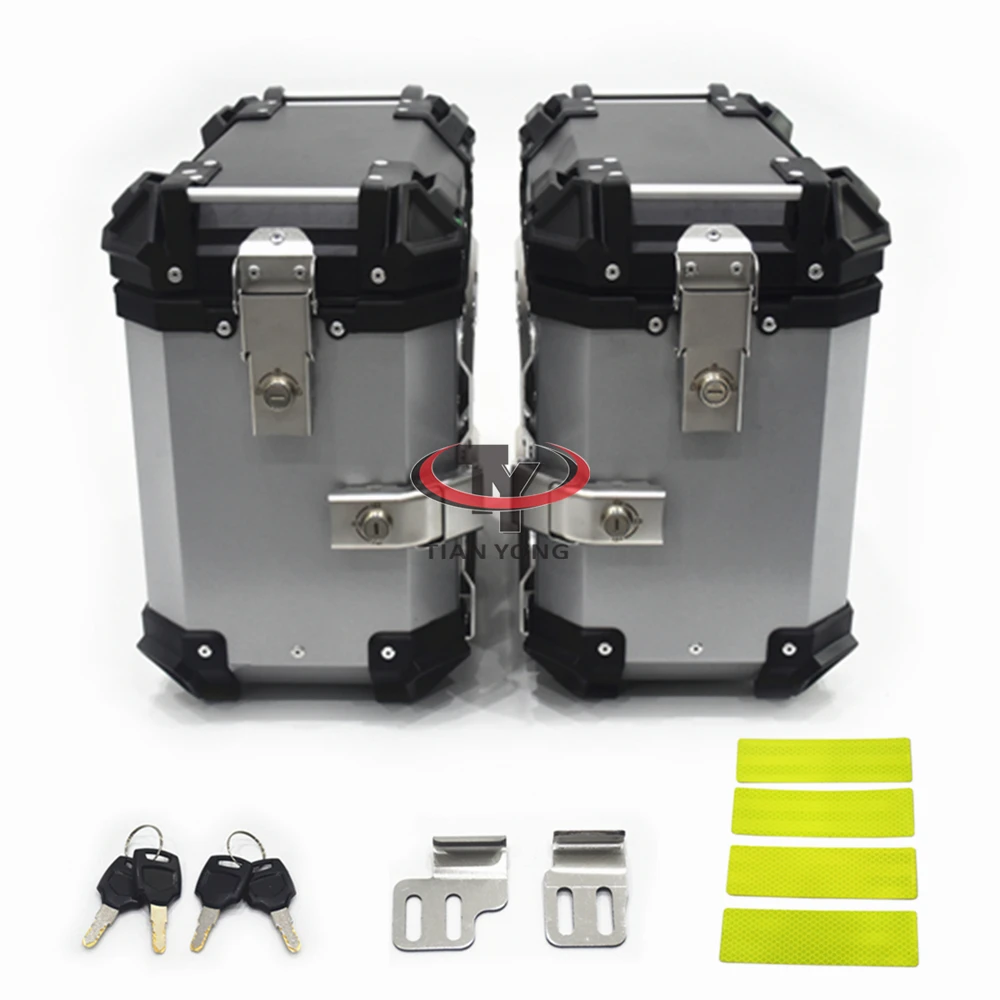 Боковая коробка для мотоцикла 38L, боковые седельные сумки для мотоцикла, сумки для багажа, сумки для хранения, алюминиевый ящик для инструментов с замком для ключей
Боковая коробка для мотоцикла 38L, боковые седельные сумки для мотоцикла, сумки для багажа, сумки для хранения, алюминиевый ящик для инструментов с замком для ключей