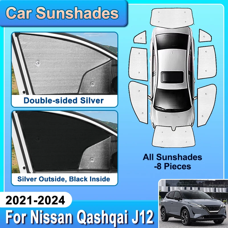 For Nissan Qashqai J12 2021 2022 2023 2024 Car Upgraded Sunshade Front Rear Windshield Side Window Sun Shield Covers Accessories
For Nissan Qashqai J12 2021 2022 2023 2024 Car Upgraded Sunshade Front Rear Windshield Side Window Sun Shield Covers Accessories