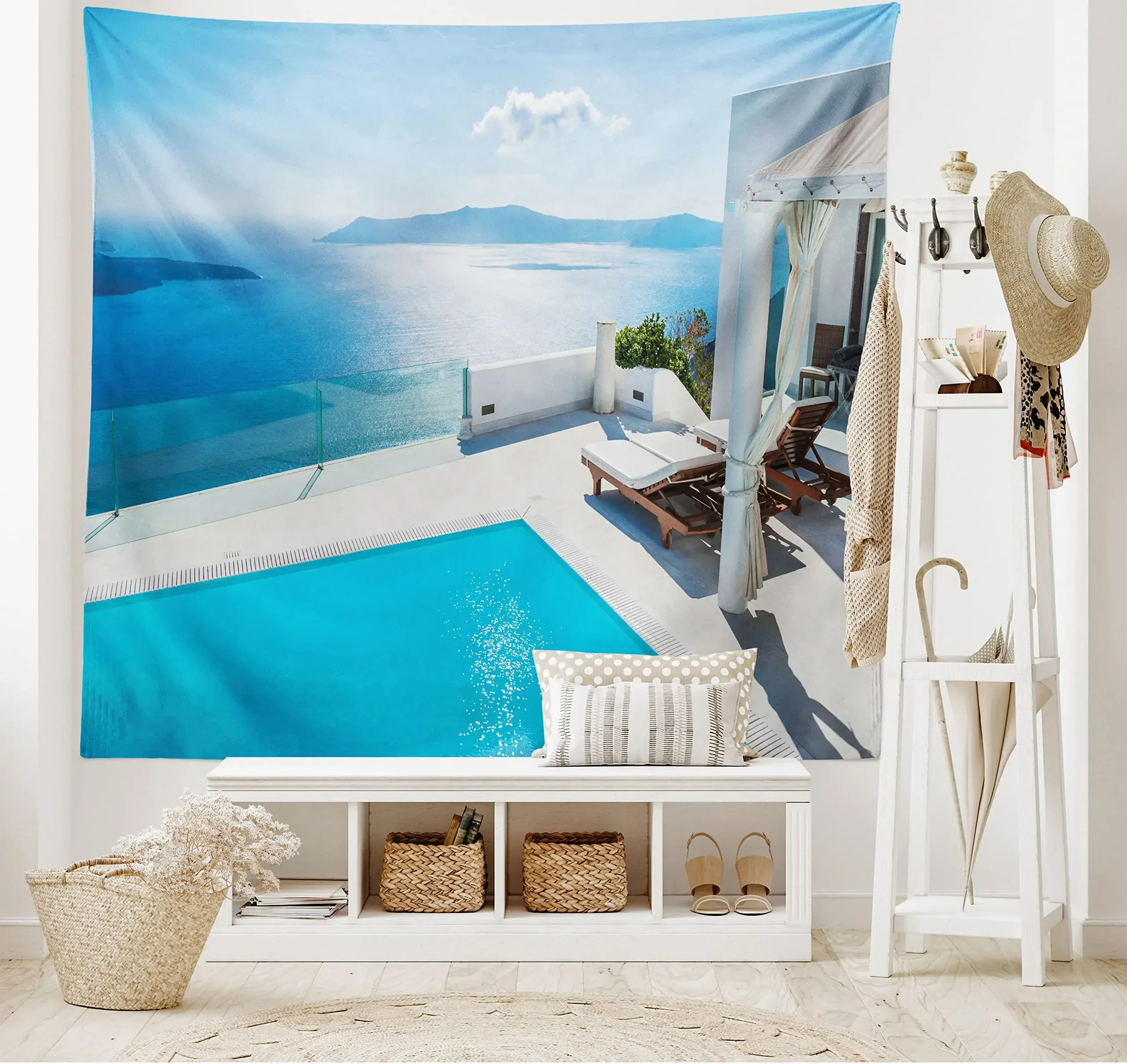 Scenic Seaside Balcony View Wall Tapestry Atmospheric Wall Hanging Serene Landscape Living Room Tapestry Home Decoration
Scenic Seaside Balcony View Wall Tapestry Atmospheric Wall Hanging Serene Landscape Living Room Tapestry Home Decoration