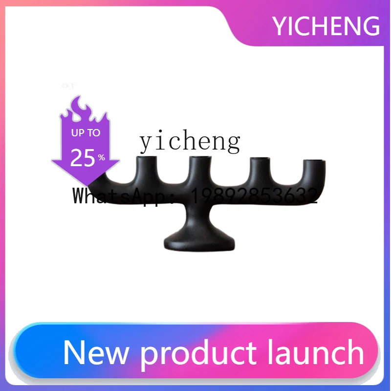 B3 Aluminum Black Five-Head Candle Holder Ornament Living Room Desktop Soft Decoration Art Decor
B3 Aluminum Black Five-Head Candle Holder Ornament Living Room Desktop Soft Decoration Art Decor