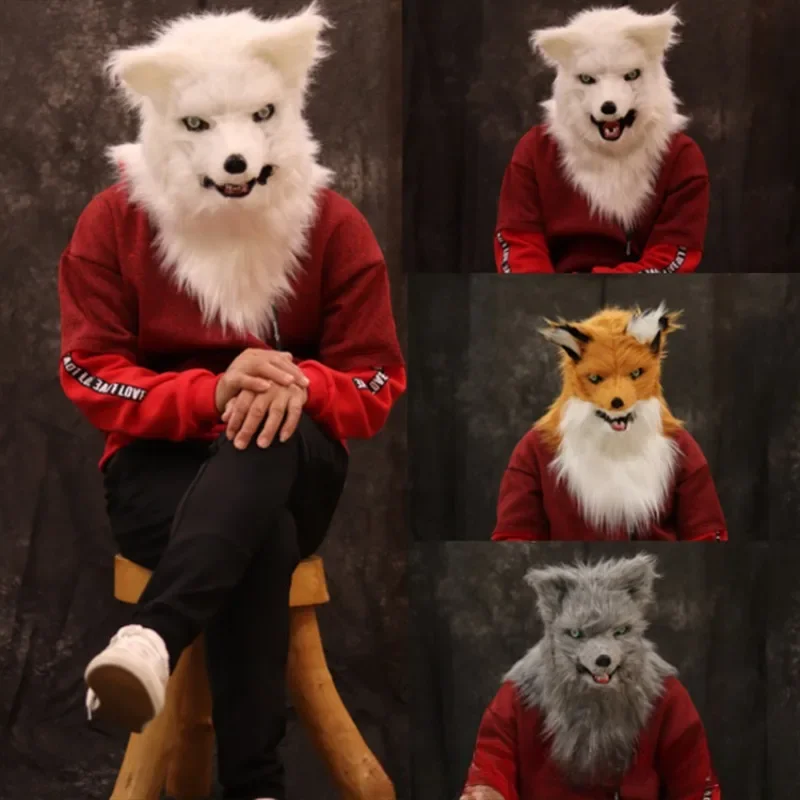 New Animal Fox Headgear Bar Halloween Performance Prop with Mouth Opening Plush Mask Wig
New Animal Fox Headgear Bar Halloween Performance Prop with Mouth Opening Plush Mask Wig