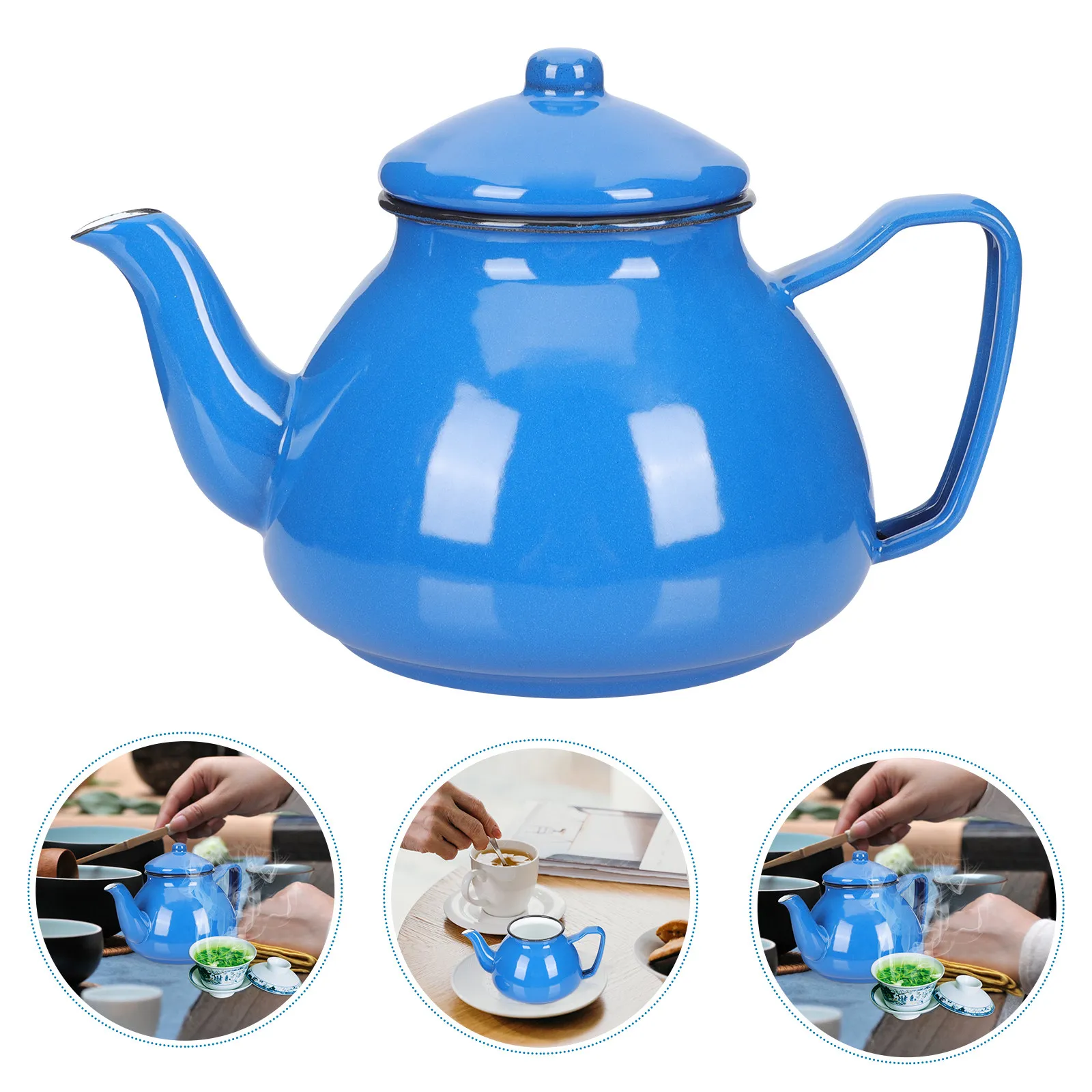 Thickened Enamel Tea Kettle Retro Style Heavy Duty Household Water Boiling Kettle Ergonomic Handle for Kitchen Home Office Hotel
Thickened Enamel Tea Kettle Retro Style Heavy Duty Household Water Boiling Kettle Ergonomic Handle for Kitchen Home Office Hotel