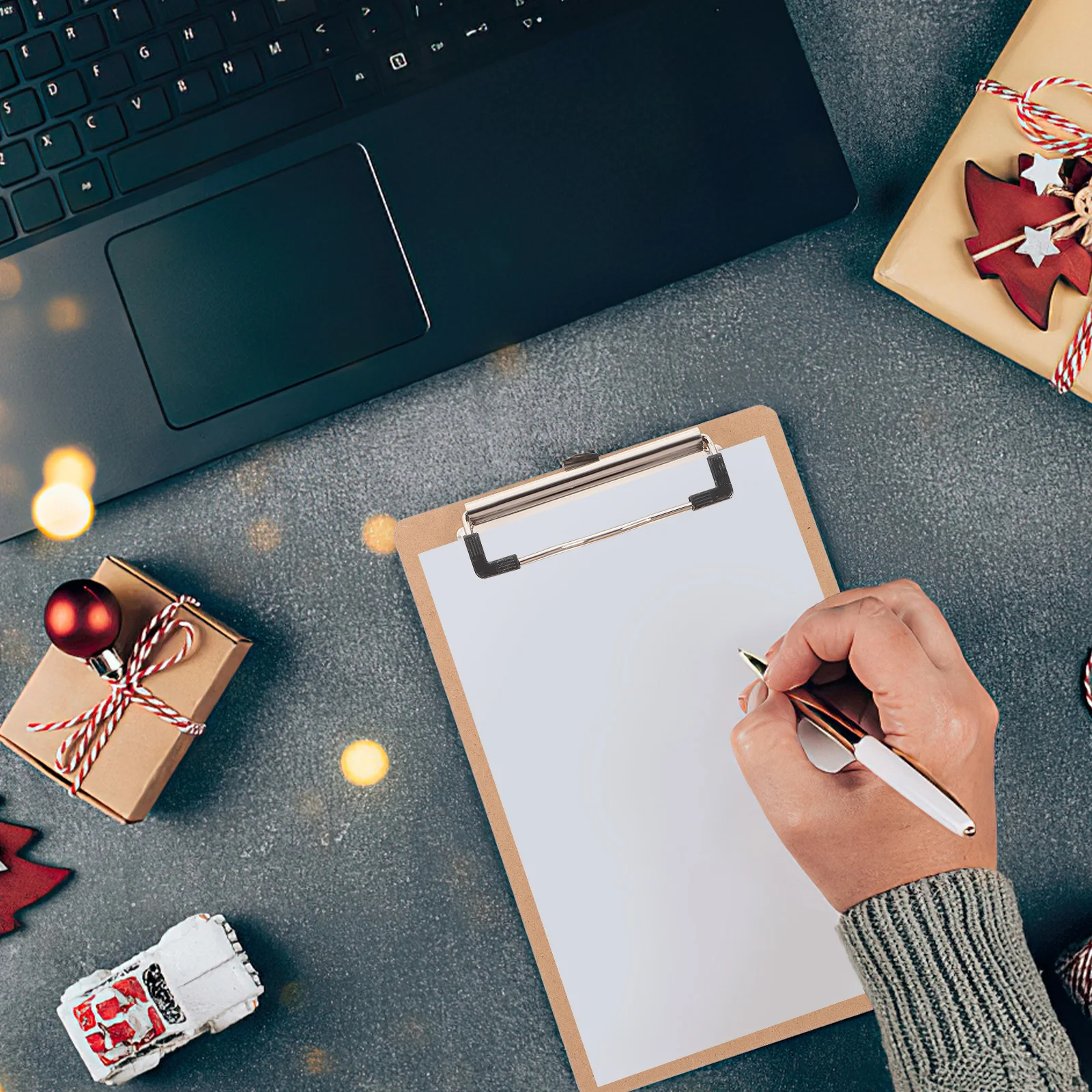 5Pcs Office Clipboard Multi-Function Wood Iron File Folder Clipboard Writing Board Portable Writing Support Board Document
5Pcs Office Clipboard Multi-Function Wood Iron File Folder Clipboard Writing Board Portable Writing Support Board Document