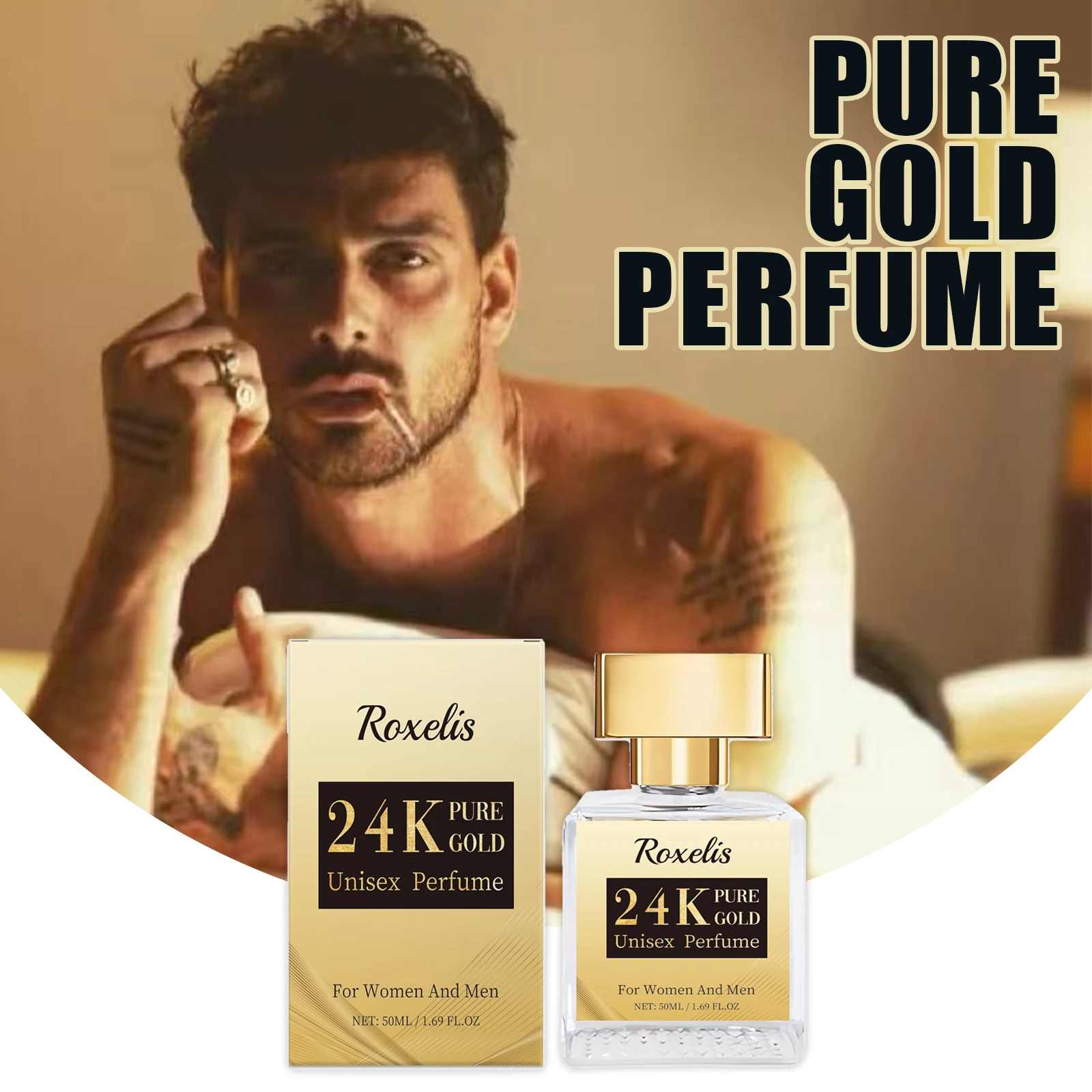 24k Pure Gold Unisex Charm Perfume Wooden Fragrance Daily Dating Natural, Fresh, Lasting,and Elegant Perfume Men's Fragrance
24k Pure Gold Unisex Charm Perfume Wooden Fragrance Daily Dating Natural, Fresh, Lasting,and Elegant Perfume Men's Fragrance