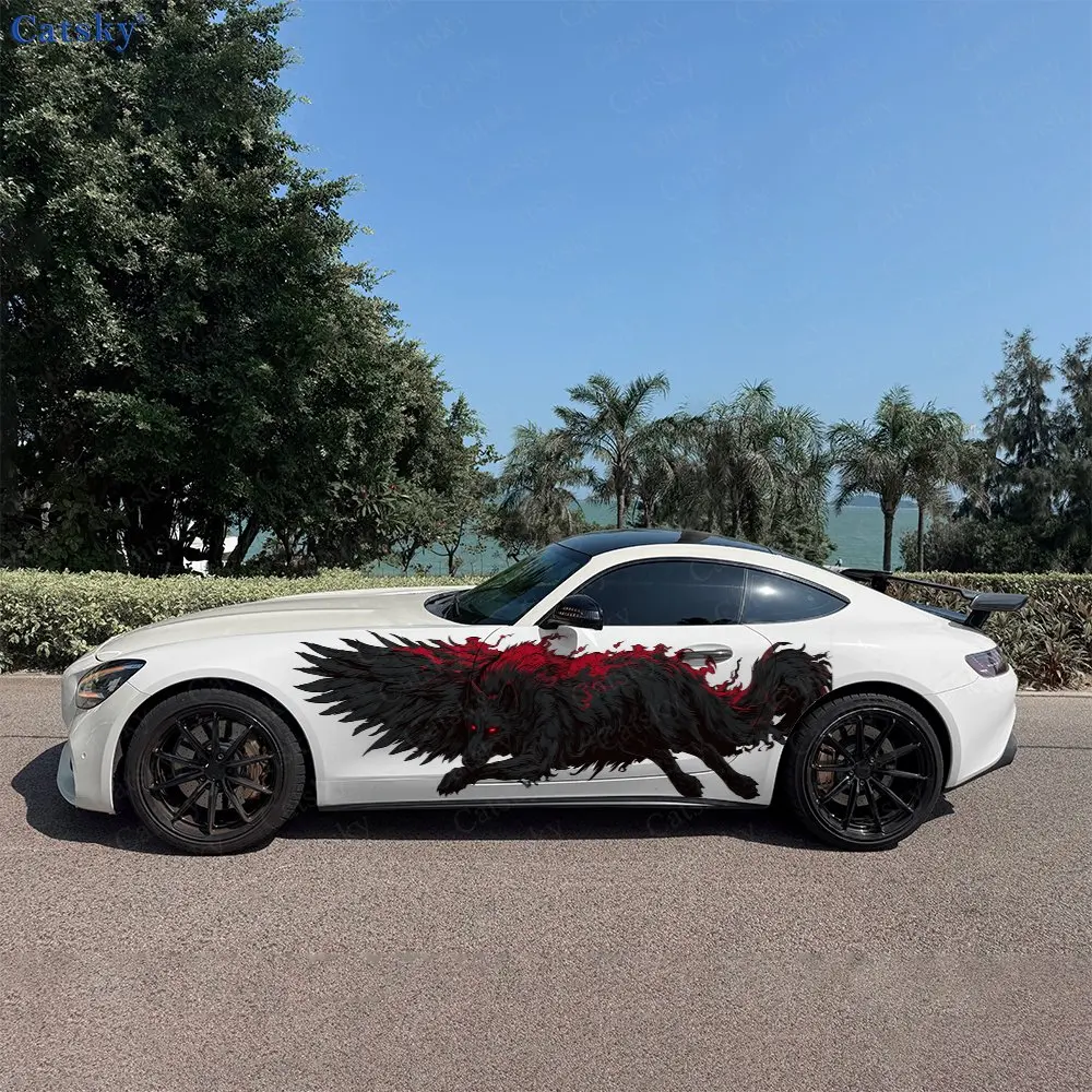 2pcs Magic Black Wolf Car Sticker Full Body Decal Decoration Scratches Protect Car Sticker Waterproof Car Vinyl Wraps
2pcs Magic Black Wolf Car Sticker Full Body Decal Decoration Scratches Protect Car Sticker Waterproof Car Vinyl Wraps
