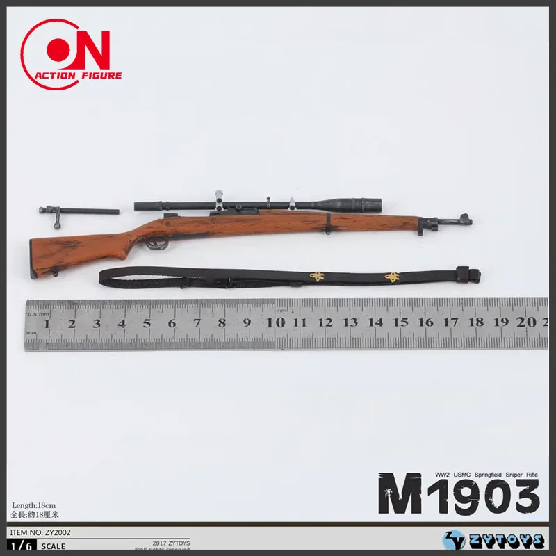 ZYTOYS ZY2002 1/6 Scale WWII M1903 Sniper Gun 18cm Plastic Soldier Weapon Model for 12'' Action Figure Body Dolls
ZYTOYS ZY2002 1/6 Scale WWII M1903 Sniper Gun 18cm Plastic Soldier Weapon Model for 12'' Action Figure Body Dolls