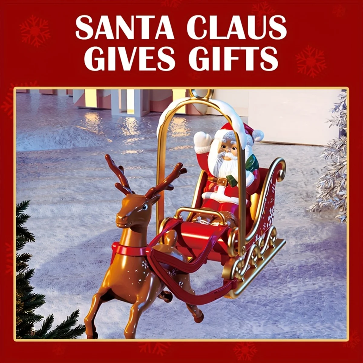 YHYS Classic Christmas Rotating Carousel with Music & Lights for Indoor/Outdoor Use, Christmas Decorations
YHYS Classic Christmas Rotating Carousel with Music & Lights for Indoor/Outdoor Use, Christmas Decorations