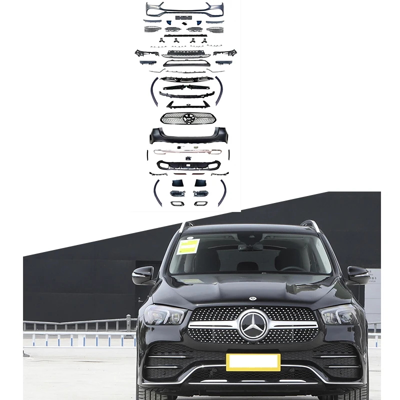 Facelift Auto Accessories for Mercedes-Benz GLE 350 Upgrade to GLE450 W167 2021 2022 2023
Facelift Auto Accessories for Mercedes-Benz GLE 350 Upgrade to GLE450 W167 2021 2022 2023
